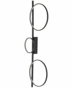 Ledowy plafon czarne obręcze 100cm 3000K 10816 CIRCOLO LED | Kaja*Sklep Kaja Flash Sale