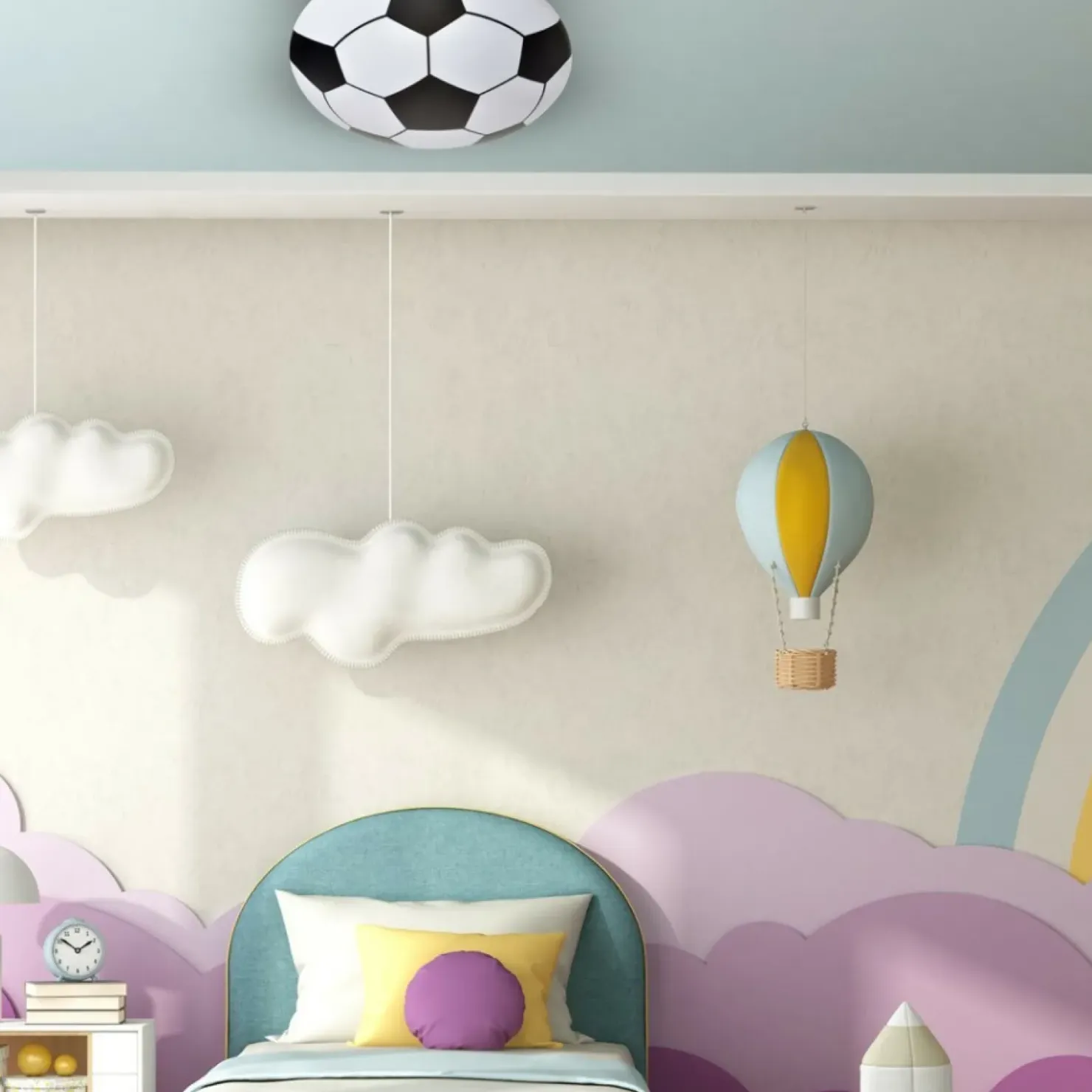 Ledowy plafon do pokoju dziecka, piłka ML6179 z serii BALL | Kaja Oświetlenie*Sklep Kaja Shop