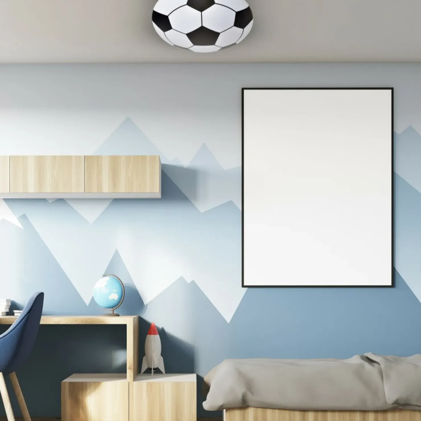 Ledowy plafon do pokoju dziecka, piłka ML6179 z serii BALL | Kaja Oświetlenie*Sklep Kaja Shop