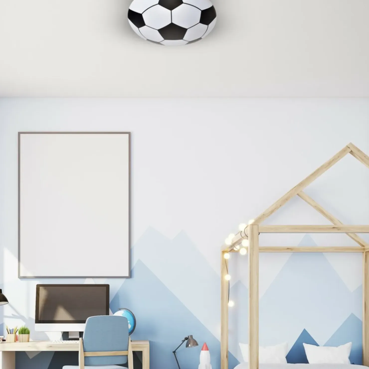 Ledowy plafon do pokoju dziecka, piłka ML6179 z serii BALL | Kaja Oświetlenie*Sklep Kaja Shop