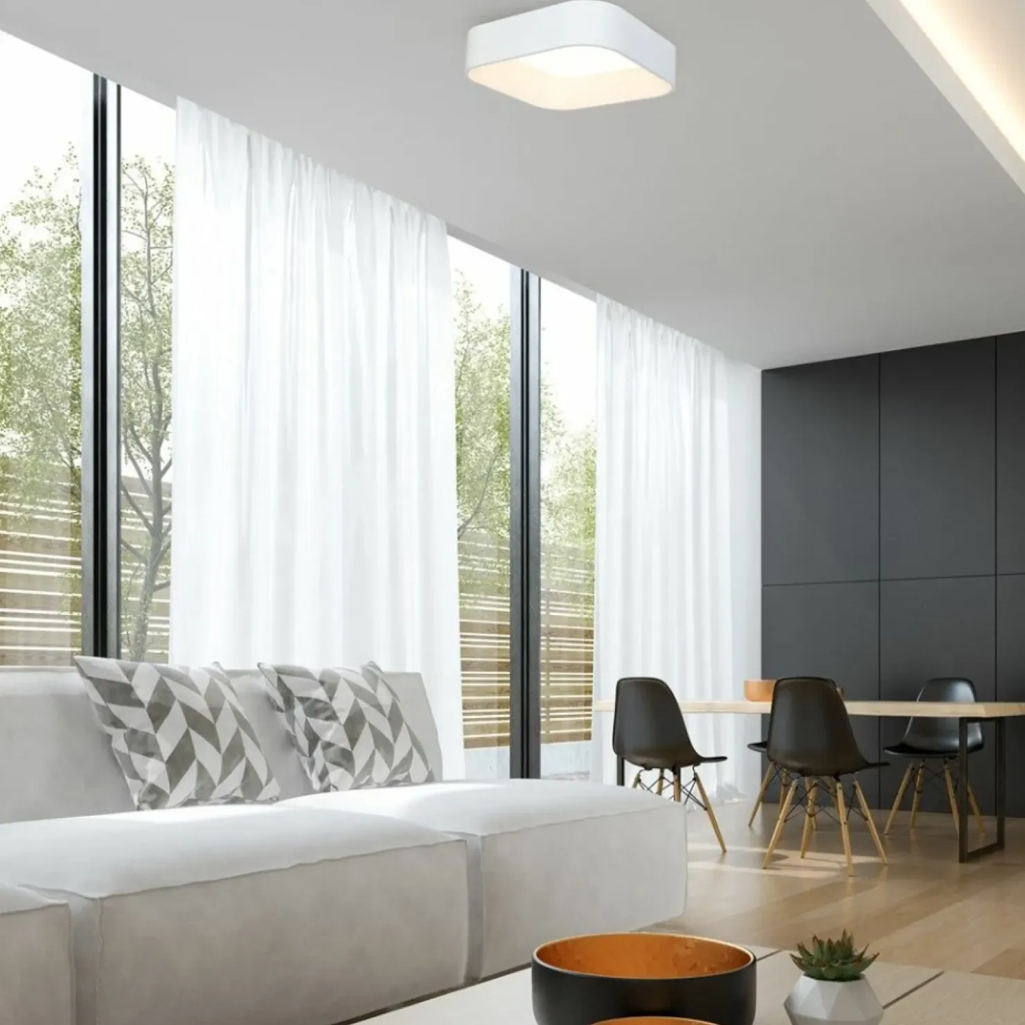 Ledowy plafon, lampa ścienna, do korytarza ML6355 z serii ASTRO | Kaja Oświetlen*Sklep Kaja Store
