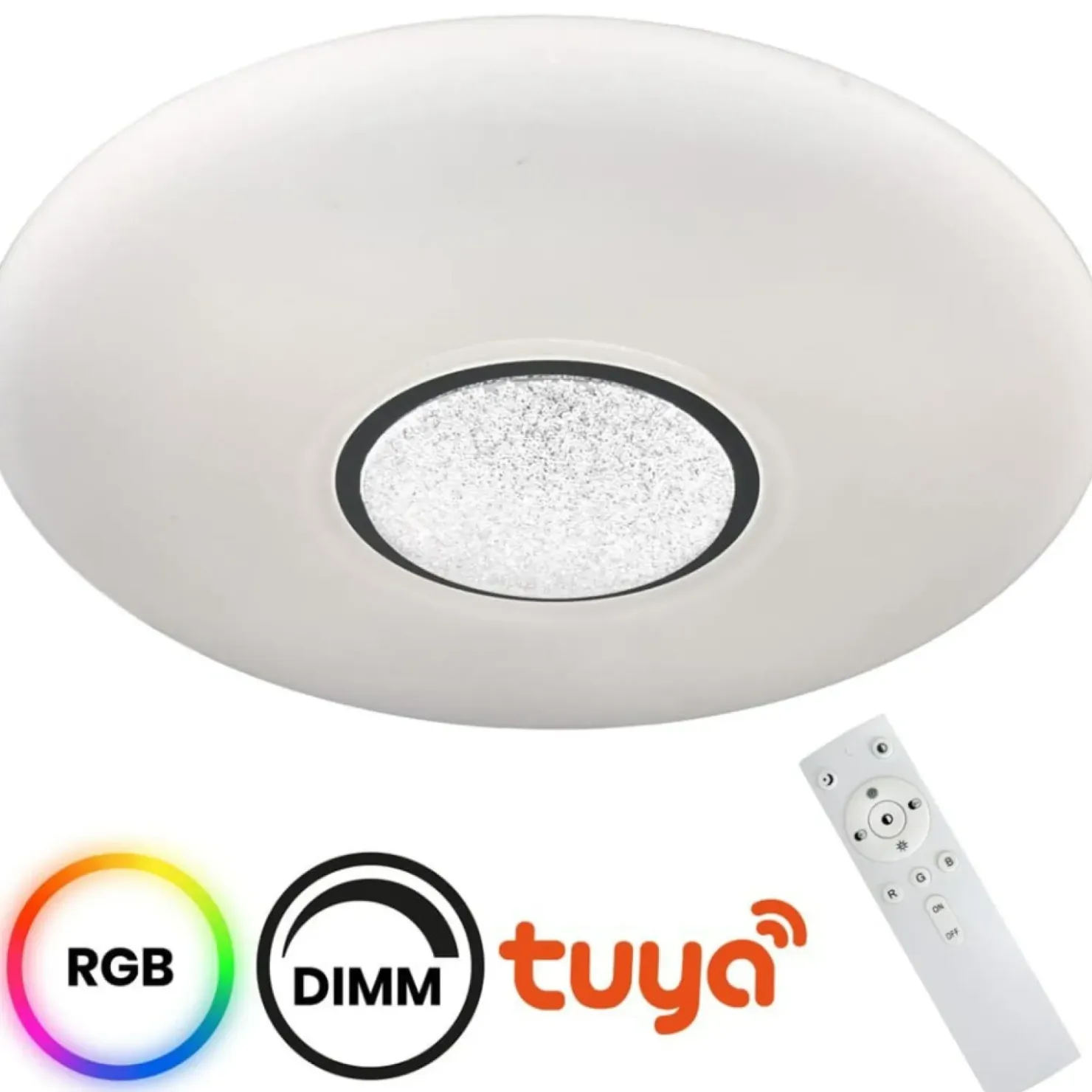 Ledowy plafon RGB, zmienna barwa światła ML6405 z serii VELA | Kaja Oświetlenie*Sklep Kaja Shop