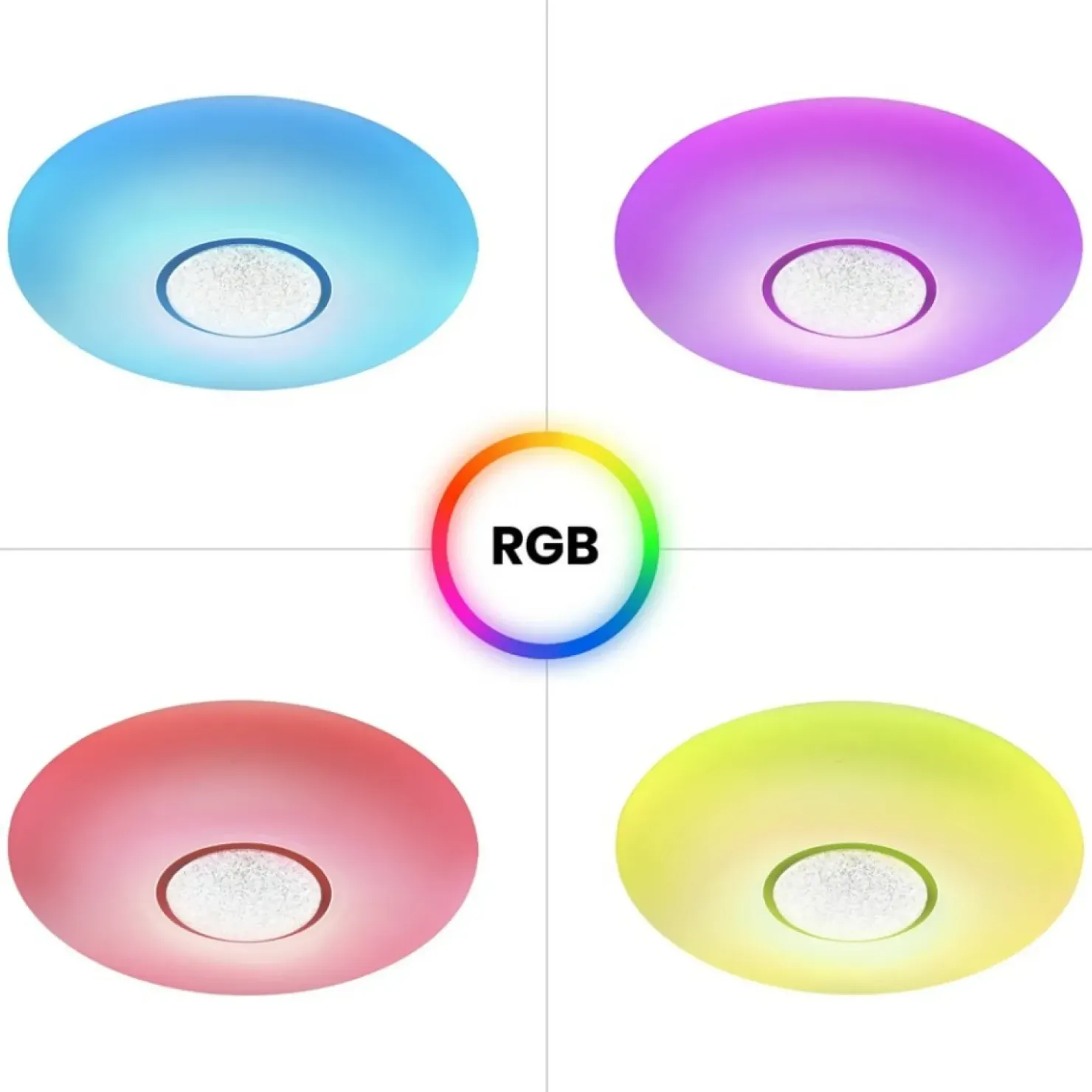 Ledowy plafon RGB, zmienna barwa światła ML6405 z serii VELA | Kaja Oświetlenie*Sklep Kaja Shop