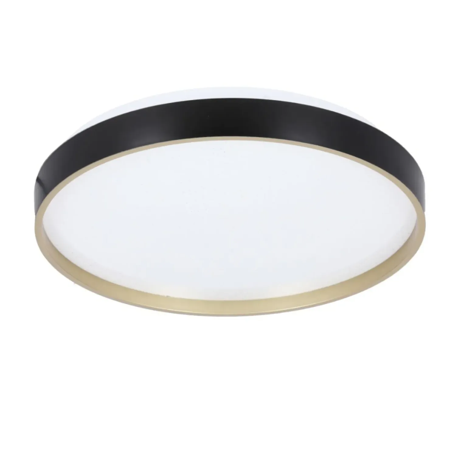Ledowy plafon z czarną obręczą, do korytarza 13-11299 z serii FLORIDA*Sklep Kaja Shop