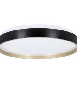 Ledowy plafon z czarną obręczą, do korytarza 13-11299 z serii FLORIDA*Sklep Kaja Shop