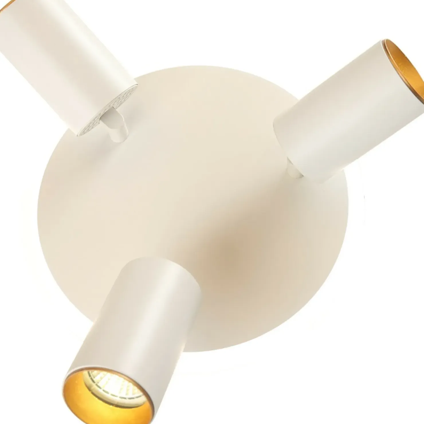 Ledowy plafon z reflektorami GU10 LP-0612/3C ROUND WH PARMA | Kaja*Sklep Kaja Hot