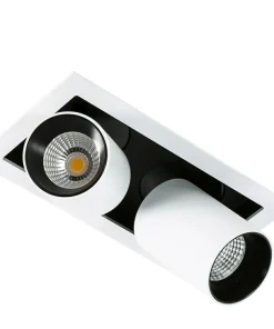 Ledowy reflektor GL7117-2/12W 4000K WH+BL MERCANTA | Kaja Oświetlenie*Sklep Kaja Cheap