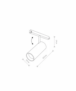 Ledowy spot do szyny magnetycznej 1F 10147 LVM SPOT LED | Kaja*Sklep Kaja Clearance