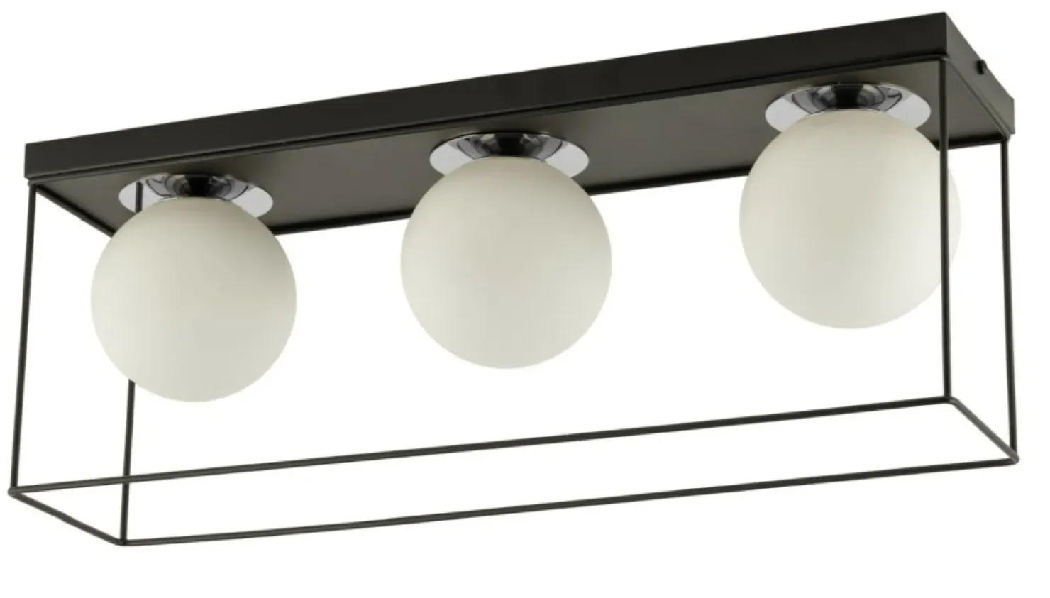 Liniowa lampa natynkowa z białymi kloszami SIG 40708 AROMA | Kaja*Sklep Kaja Cheap