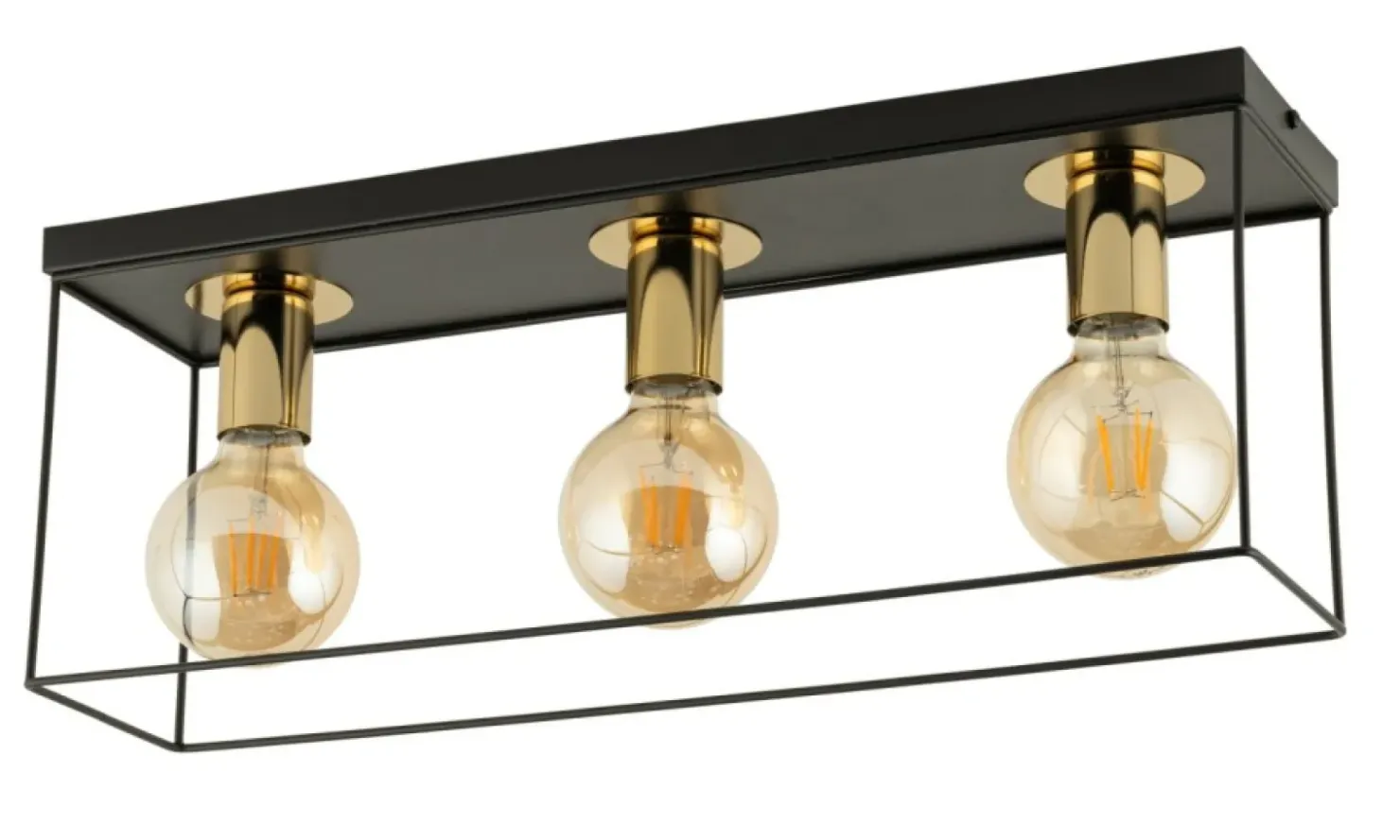 Liniowa lampa sufitowa, złote oprawki SIG 40704 VOX | Kaja Oświetlenie*Sklep Kaja Cheap