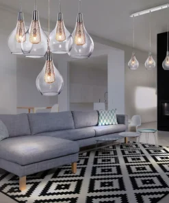 Cheap Sklep Kaja Liniowa lampa wisząca do stylowej kuchni AZ1689 ELEKTRA | Kaja transparentny