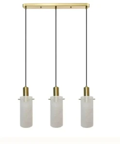 Best Sklep Kaja Liniowa lampa wisząca nad stół w kuchni LP-945/3L WH TIRANA | Kaja