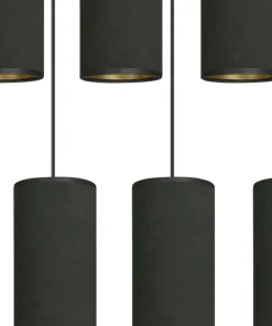 Best Sale Sklep Kaja Liniowa lampa wisząca nad stół w jadalni 1067/3 BENTE | Kaja czarny