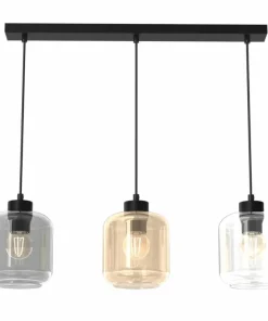 Cheap Sklep Kaja Liniowa lampa wisząca z kolorowymi kloszami MLP8368 SOMBRA | Kaja