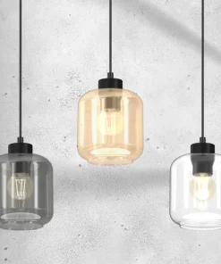 Cheap Sklep Kaja Liniowa lampa wisząca z kolorowymi kloszami MLP8368 SOMBRA | Kaja