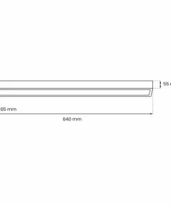 Shop Sklep Kaja Liniowa, techniczna lampa sufitowa 64cm MLP8909 LUNGO | Kaja