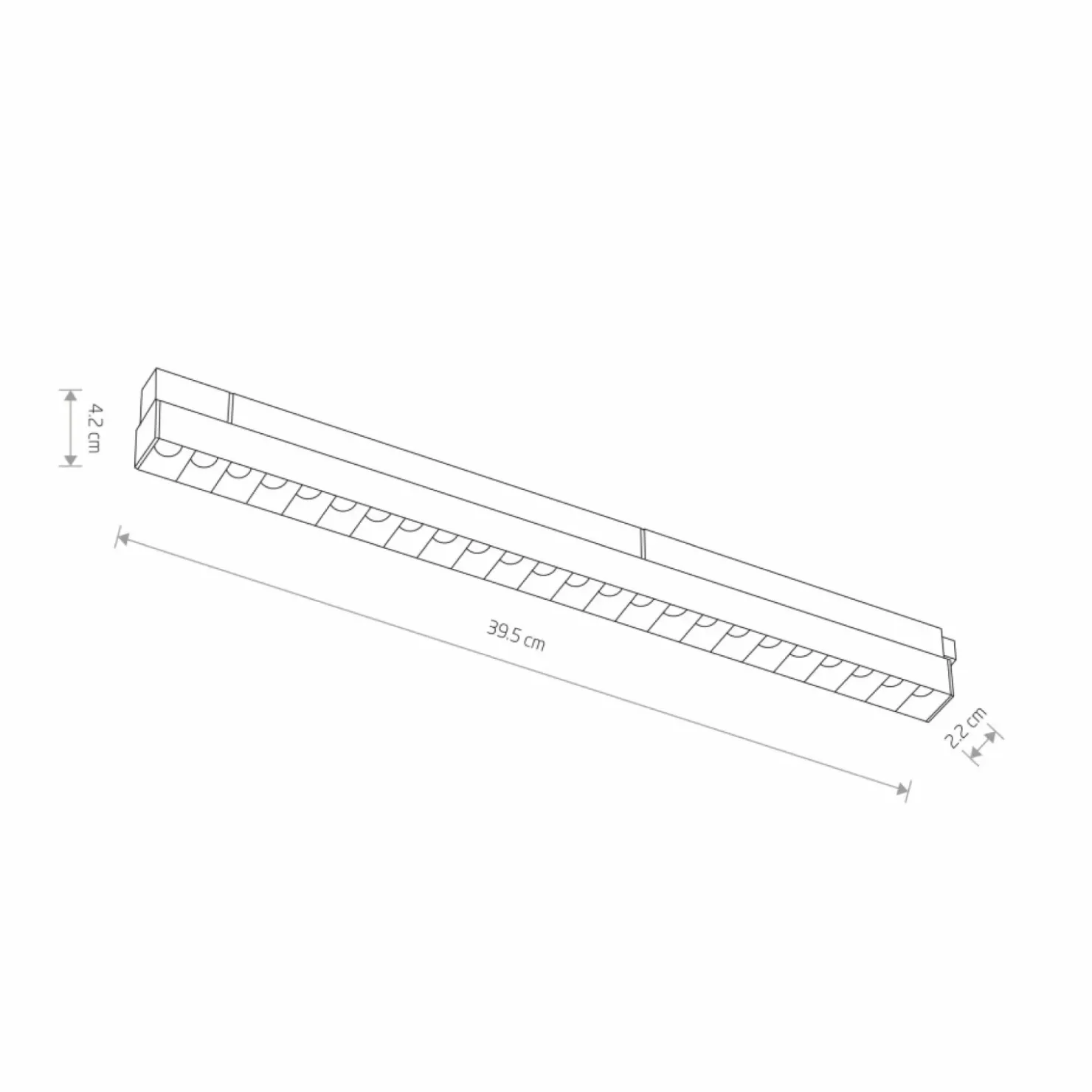 Liniowy spot do szyny magnetycznej 1F 10643 LVM FOCUS LED | Kaja*Sklep Kaja Outlet