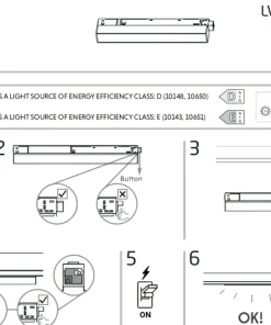 Listwa LED do szynymagnetycznej 1F 10143 LVM LINE LED | Kaja*Sklep Kaja Online