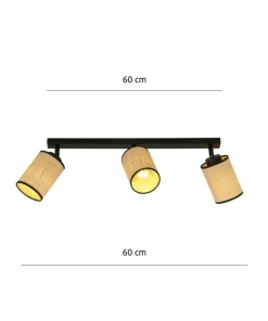 Shop Sklep Kaja Listwa sufitowa z abażurami w stylu boho 1151/3 YOGA | Kaja