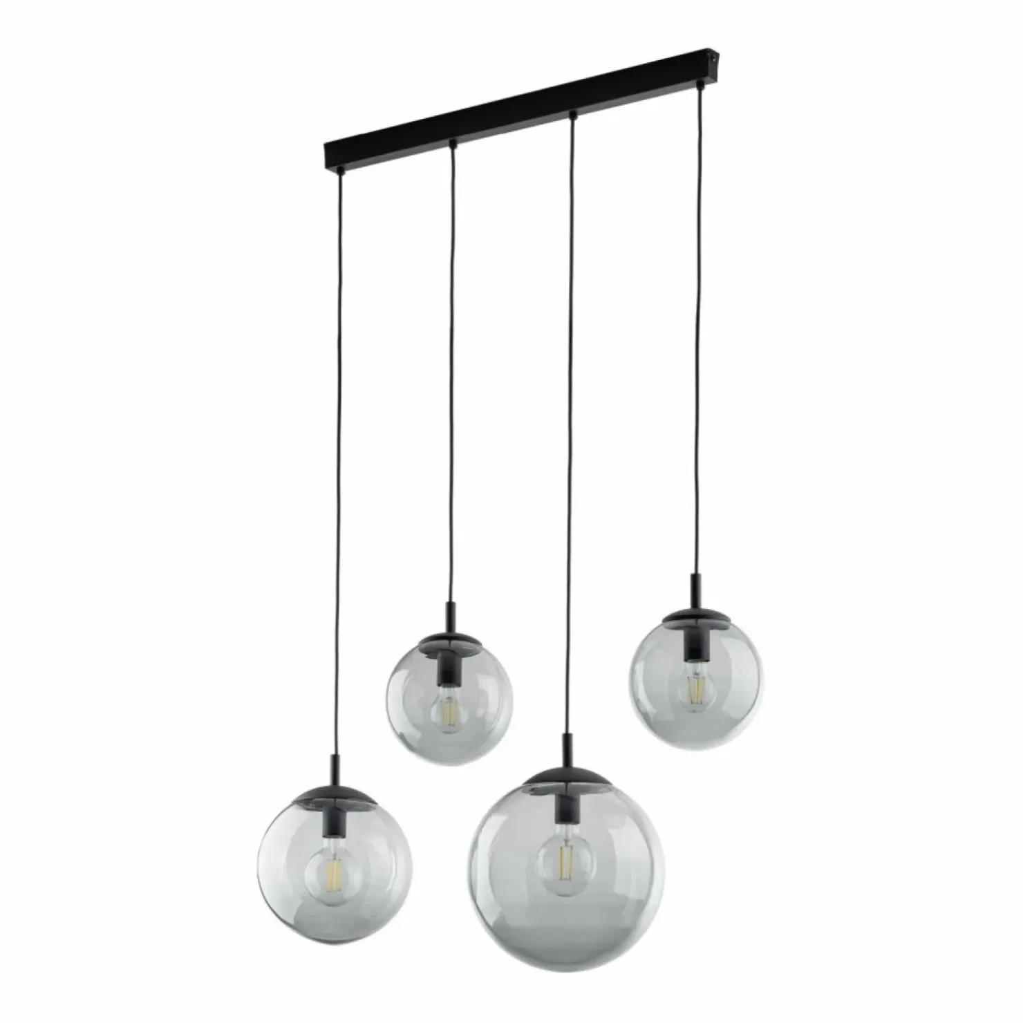 Best Sale Sklep Kaja Listwa sufitowa z ciemnymi kloszami TK 5381 ESME GRAPHITE | Kaja