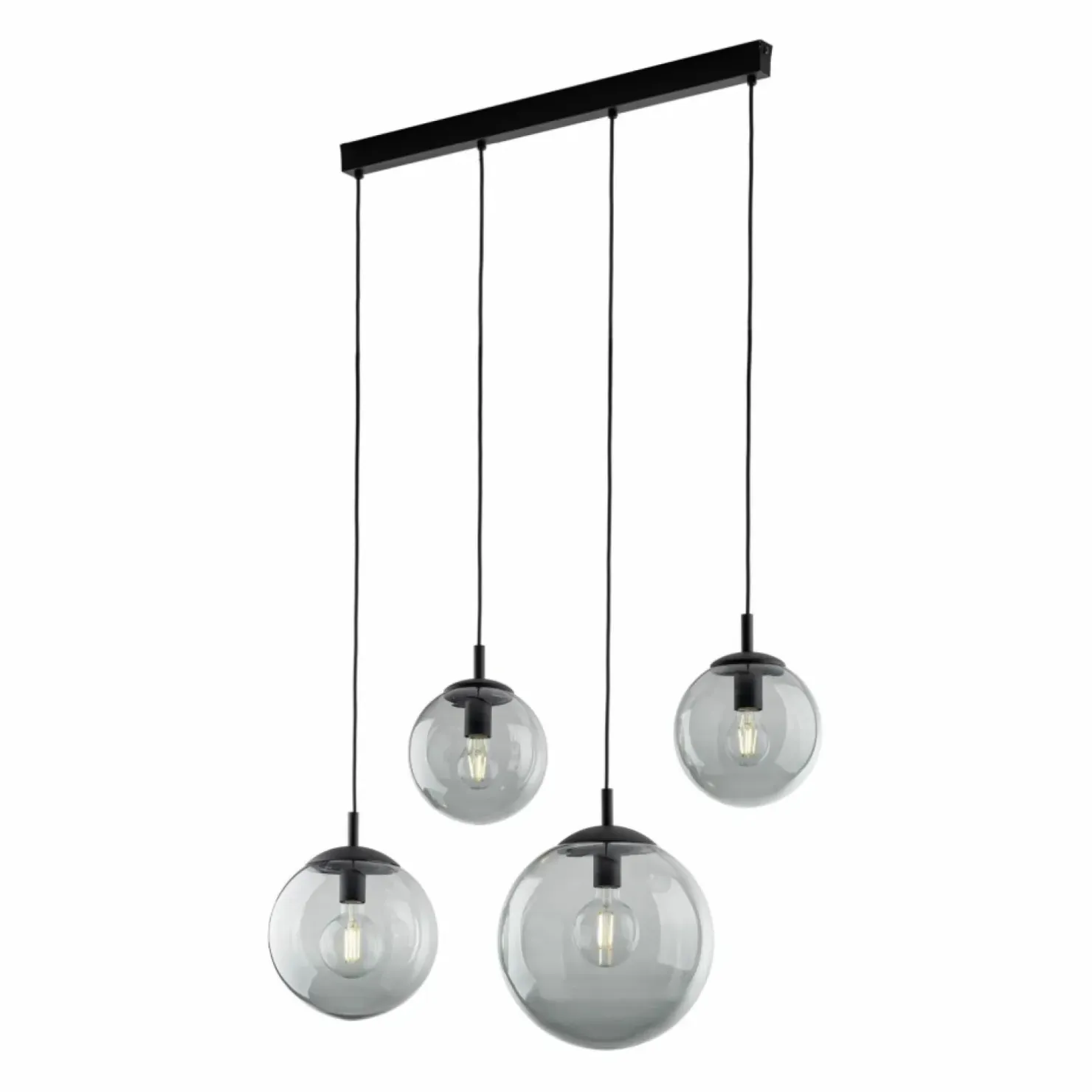 Best Sale Sklep Kaja Listwa sufitowa z ciemnymi kloszami TK 5381 ESME GRAPHITE | Kaja