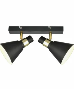 Listwa z czarno-złotymi reflektorami MB-H16079M-2 BIAGIO | Kaja*Sklep Kaja Flash Sale