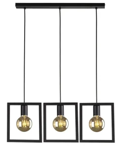 Best Sale Sklep Kaja Listwa z geometrycznymi ramkami K-4033 LAVAYA | Kaja Oświetlenie czarny
