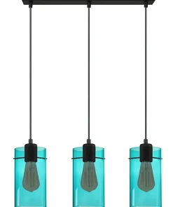 Sale Sklep Kaja Listwa z niebieskimi kloszami w kształcie tub TK 3453 - FIRENZE NEW