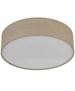Lniana lampa sufitowa, zabudowany plafon TK 10166 EARTH | Kaja*Sklep Kaja New