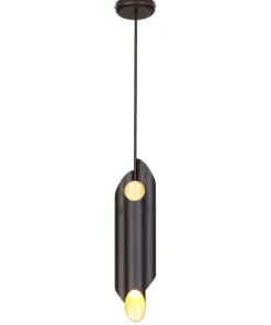 New Sklep Kaja Loftowa, czarno-złota lampa wisząca do kuchni MZ5010 LIBRA | Kaja