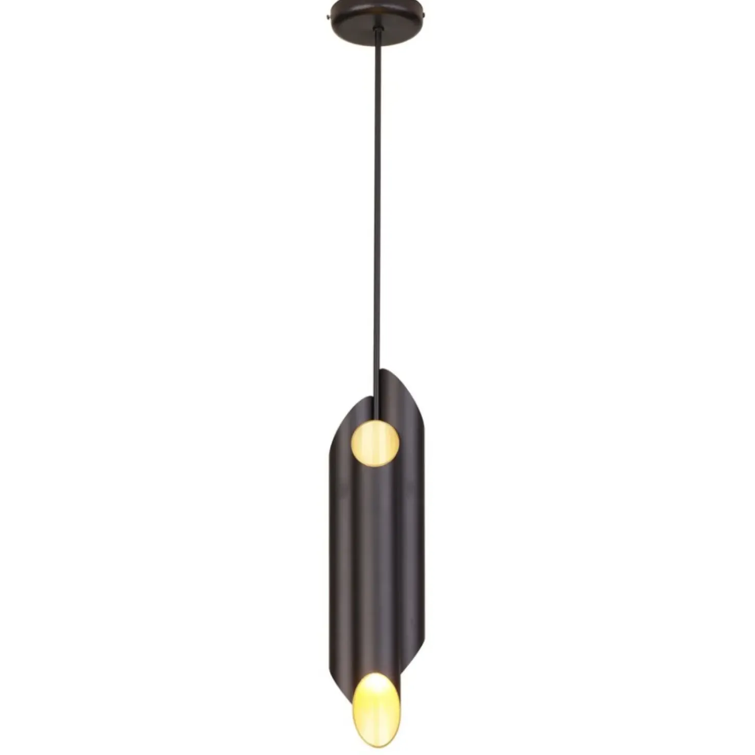 New Sklep Kaja Loftowa, czarno-złota lampa wisząca do kuchni MZ5010 LIBRA | Kaja