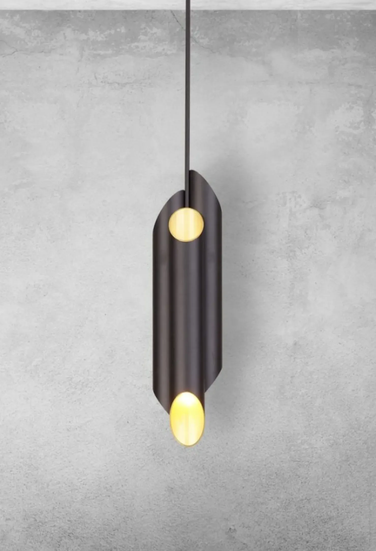 New Sklep Kaja Loftowa, czarno-złota lampa wisząca do kuchni MZ5010 LIBRA | Kaja