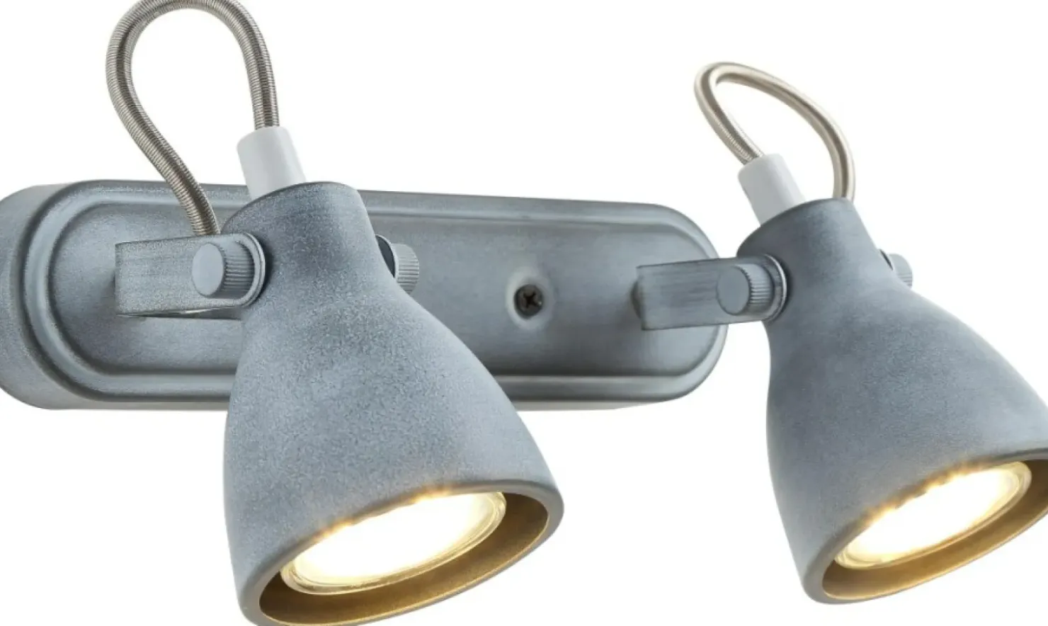 Loftowa lampa ścienna z dwoma reflektorami 92-64400 ASH | Kaja*Sklep Kaja Online