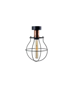 Store Sklep Kaja Loftowa lampa sufitowa, do holu wejściowego 9741 | Kaja Oświetlenie czarny