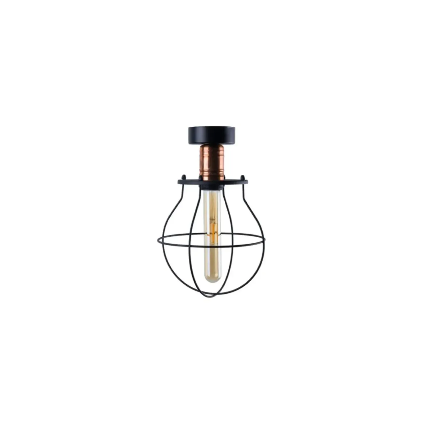Store Sklep Kaja Loftowa lampa sufitowa, do holu wejściowego 9741 | Kaja Oświetlenie czarny