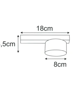 Loftowa lampa sufitowa na żarówkę GX53 K-5530 z serii CRUZ*Sklep Kaja Flash Sale