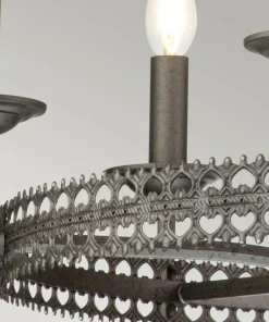 Loftowa lampa wisząca na 6 żarówek CROWN6 z serii CROWN*Sklep Kaja Discount
