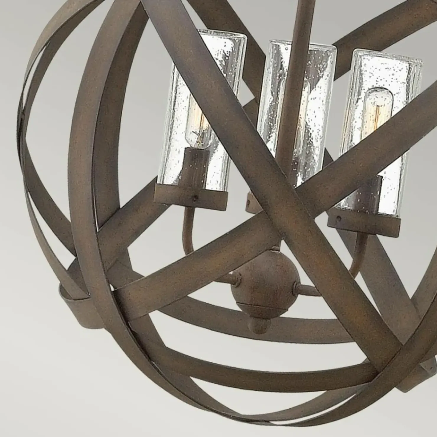 Best Sale Sklep Kaja Loftowa lampa wisząca, na trzy żarówki HK-CARSON-3P z serii CARSON vintageżelazo