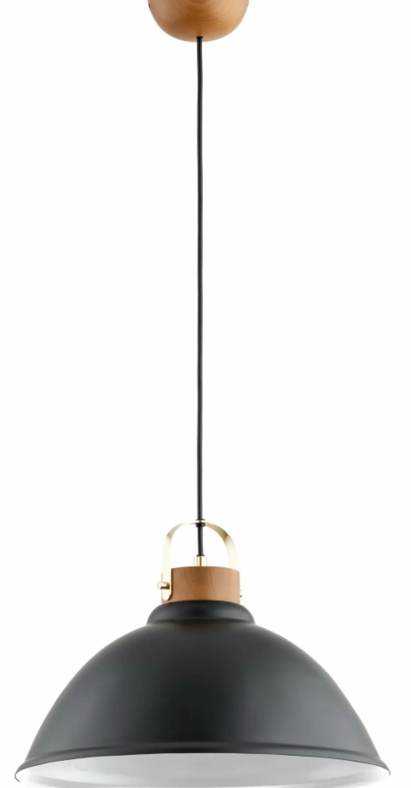 Discount Sklep Kaja Loftowa lampa wisząca z elementami drewna AL 61262 ALTI | Kaja