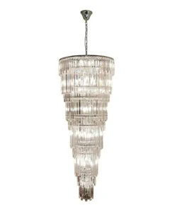 Shop Sklep Kaja Luksusowa, duża lampa wisząca glamour ZM 19002/40-CHR LUXE | Kaja