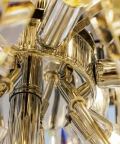 Shop Sklep Kaja Luksusowa, duża lampa wisząca glamour ZM 19002/40-CHR LUXE | Kaja