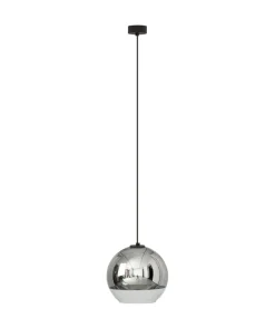 Shop Sklep Kaja Lustrzana lampa wisząca, o średnicy 25 cm 7606 | Kaja Oświetlenie chrom
