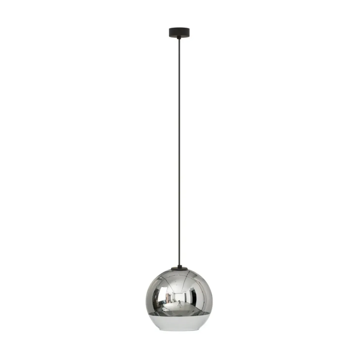 Shop Sklep Kaja Lustrzana lampa wisząca, o średnicy 25 cm 7606 | Kaja Oświetlenie chrom