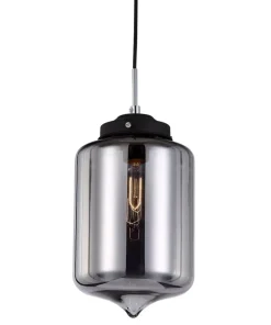 Shop Sklep Kaja Lustrzany klosz na czarnym zwisie MDM2095/1 A TUBE | Kaja Oświetlenie