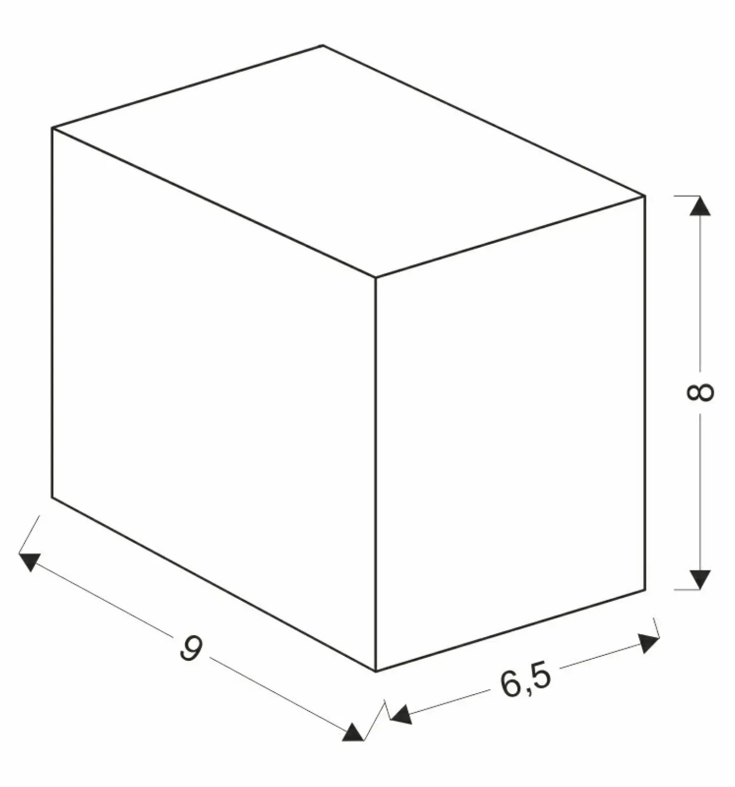Mała, geometryczna lampa zewnętrzna kinkiet 21-32300 NERIUM | Kaja*Sklep Kaja Hot