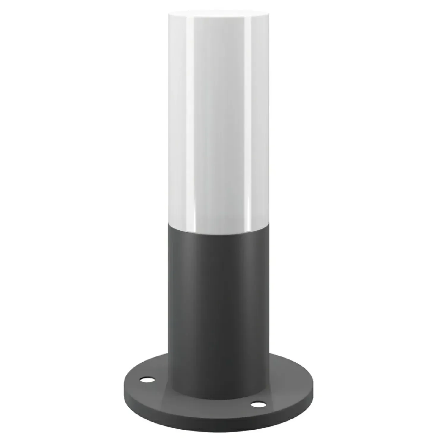 Mała, szara lampa ogrodowa stojąca 30cm O418FL-01GR z serii WILLIS*Sklep Kaja Clearance