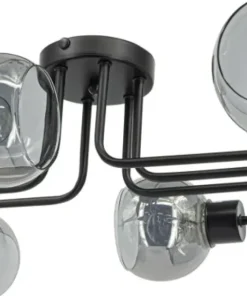 Metalowa lampa sufitowa z otwartymi kloszami 3040/6 BLTANGO | Kaja*Sklep Kaja Cheap