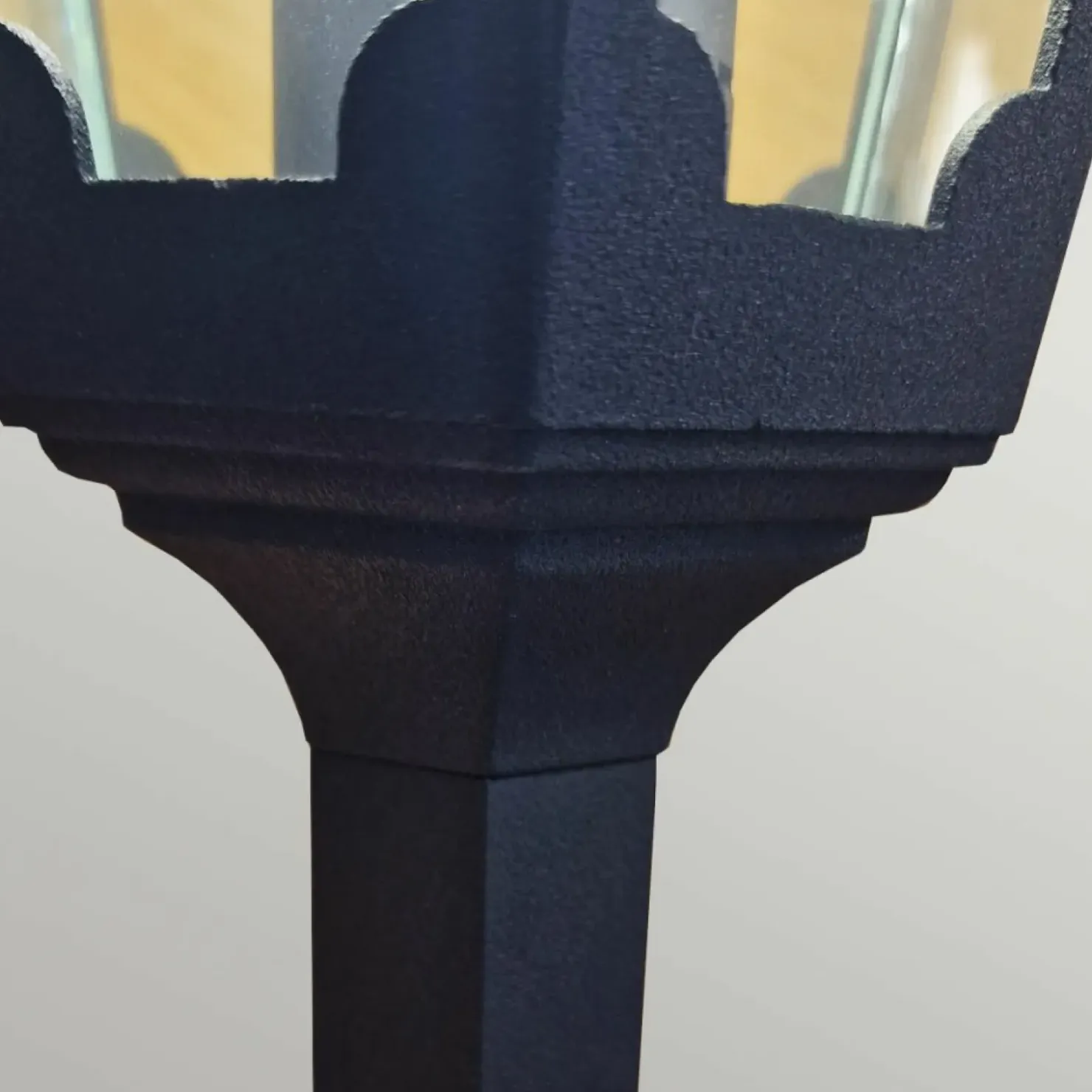 Metrowa lampa ogrodowa, pionowa CP5-BLACK z serii CHAPEL*Sklep Kaja Best