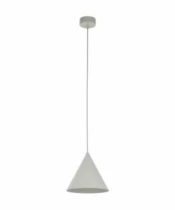 Store Sklep Kaja Minimalistyczna, beżowa lampa wisząca ⌀19cm TK 10072 CONO | Kaja