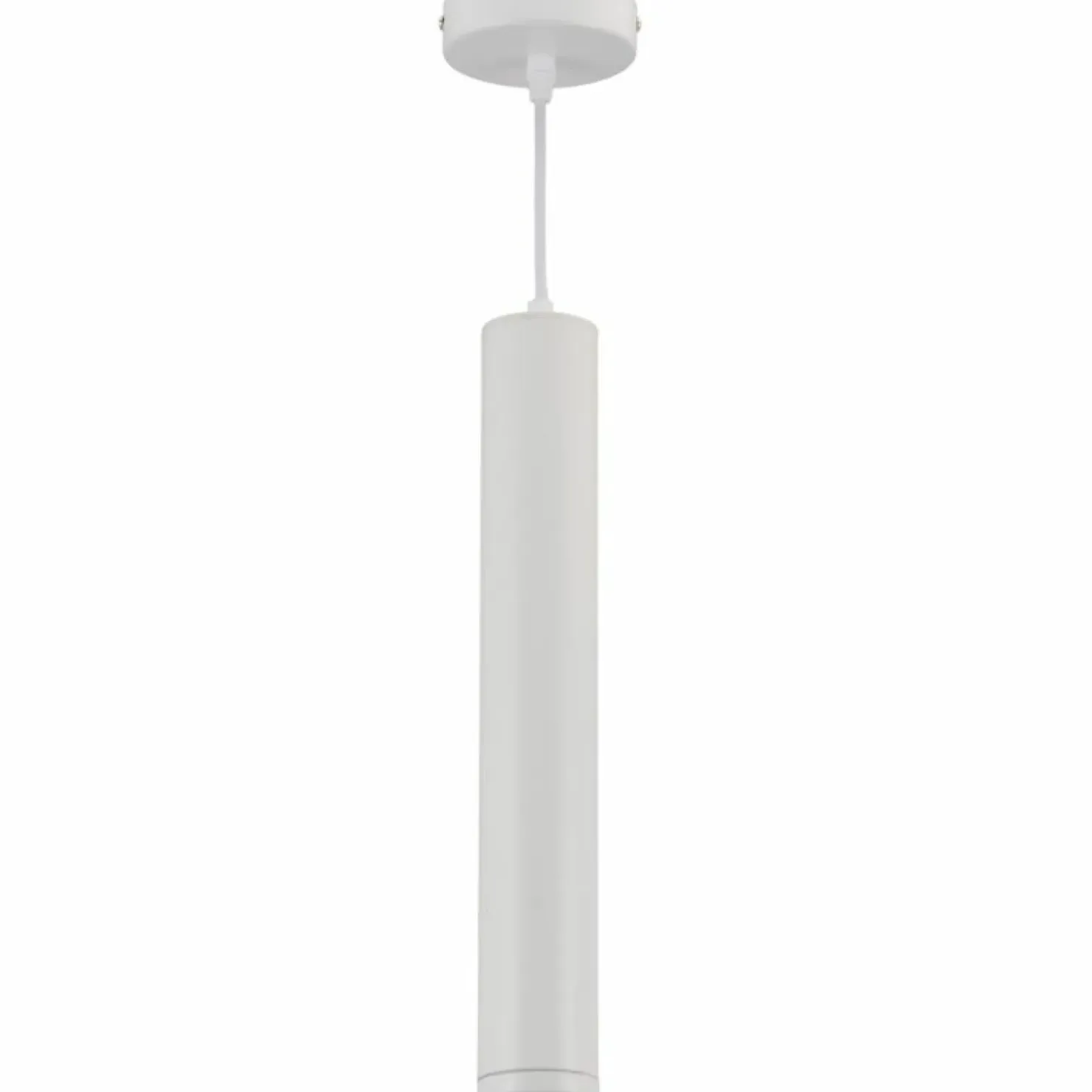 New Sklep Kaja Minimalistyczna, biała lampa wisząca tuba ML8869 PORTER | Kaja